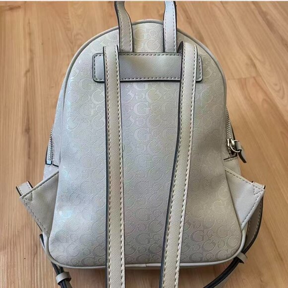 GUESS Los Angeles Dusty Mauve Medium Backpack Purse With Bow main image 7
